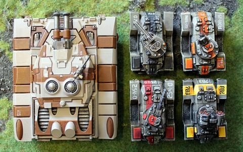 IAF100D Taranis Tracked MBT Siege Turret (Super Heavy) - Free Pack of Drones included