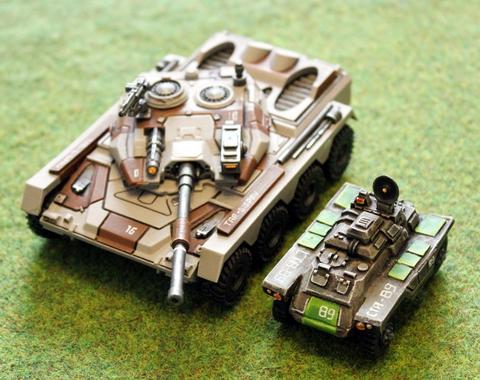 IAF101B Taranis Wheeled MBT Command Turret (Super Heavy) - Free Pack of Drones included
