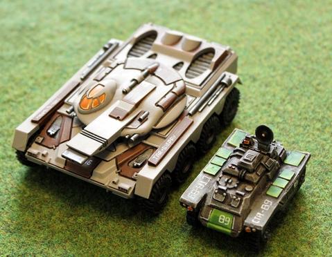 IAF101C Taranis Wheeled MBT SPB Energy Turret (Super Heavy) - Free Pack of Drones included