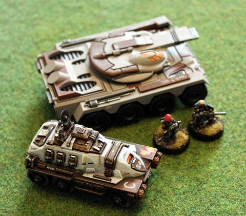 IAF101C Taranis Wheeled MBT SPB Energy Turret (Super Heavy) - Free Pack of Drones included