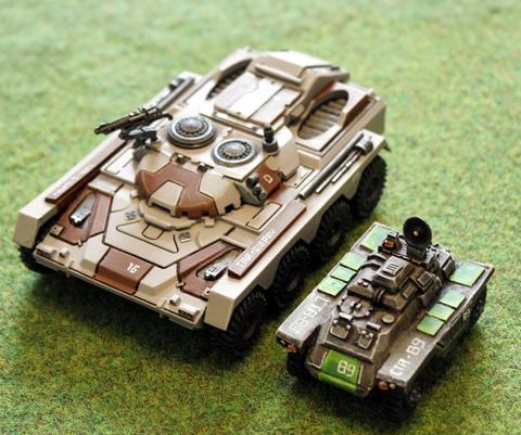 IAF101E Taranis Wheeled APC (Super Heavy) - Free Pack of Drones included