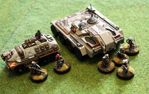 IAF101E Taranis Wheeled APC (Super Heavy) - Free Pack of Drones included