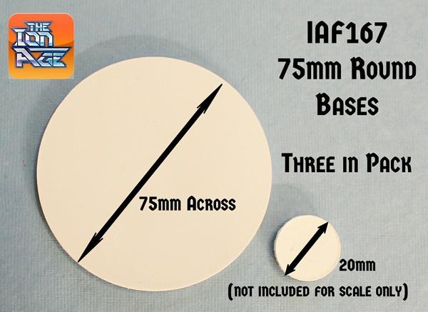 IAF167 75mm Round Bases (For Patrol Angis)