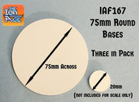 IAF167 75mm Round Bases (For Patrol Angis)