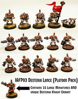 IAFP03 Desteria Lance  (Platoon Pack) - Includes free extra unique miniature!