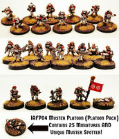 IAFP04 Muster Platoon (Platoon Pack) - Includes free extra unique miniature!