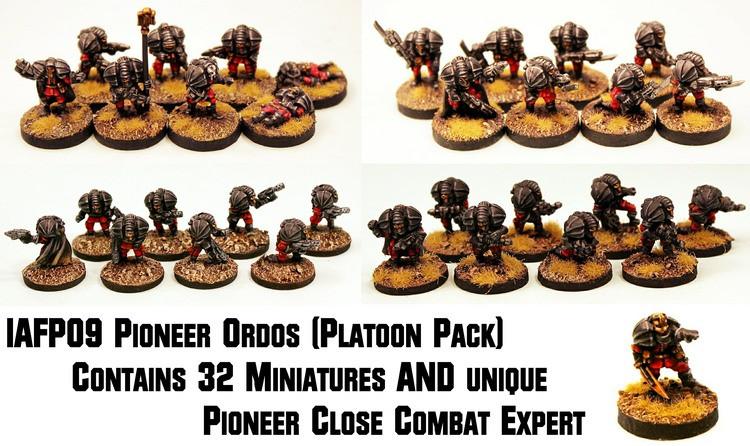 IAFP09 Pioneer Ordos (Platoon Pack) - Includes free extra unique miniature!