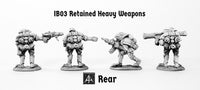 IB03 Retained Heavy Weapons  (Four Pack with Saving)