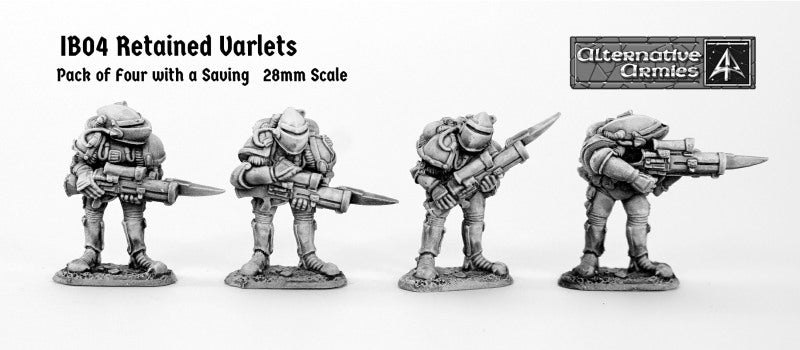 IB04 Retained Varlets  (Four Pack with Saving)