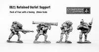 IB21 Retained Varlet Support (Four Pack with Saving)