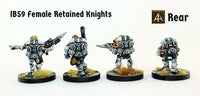 IB59 Female Retained Knights (Four pack modular with saving)