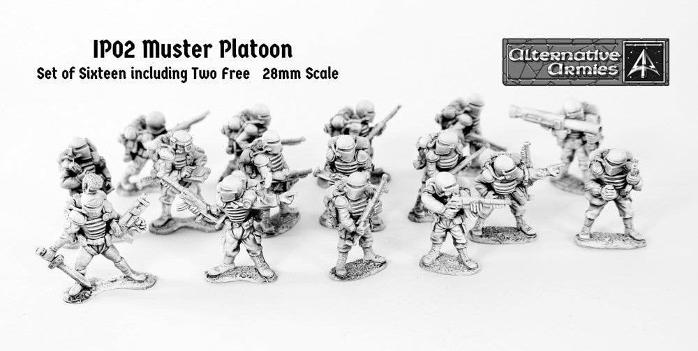 IP02 Muster Platoon with two miniatures included free