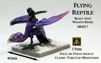 MFM17 Flying Reptile with Wraith Rider (Pack or Parts)