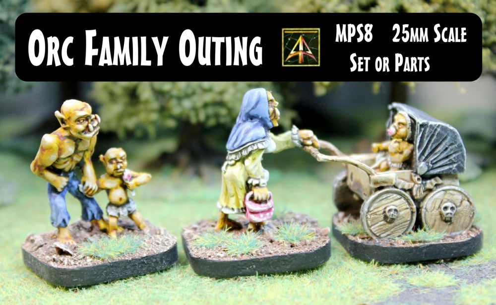 MPS8 Orc Family Outing (Set or Parts)