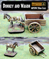 MPS9W Donkey and Wagon