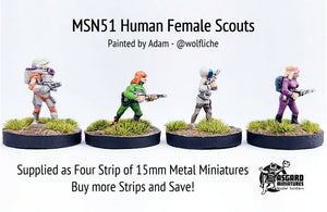 MSN51 Female Scouts (4 Miniatures)