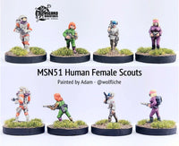 MSN51 Female Scouts (4 Miniatures)