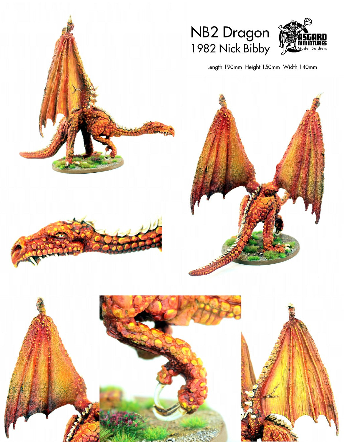 NB2 Dragon by Nick Bibby (Metal) limited box set with free items inclu