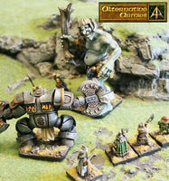 OH31 Durzum Dwarf Killer - Giant Troll (100mm tall) with free Orc Warrior!