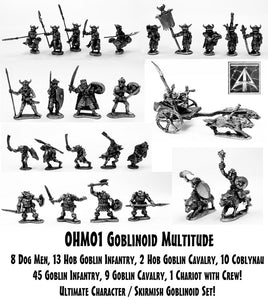 OHM01 Goblinoid Multitude Miniatures Set - Save 5%