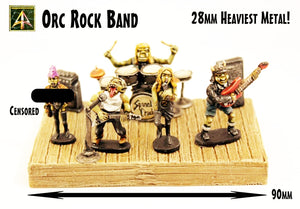 ORB Orc Rock Band in 28mm scale