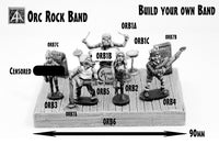 ORB Orc Rock Band in 28mm scale - Select your Band Parts