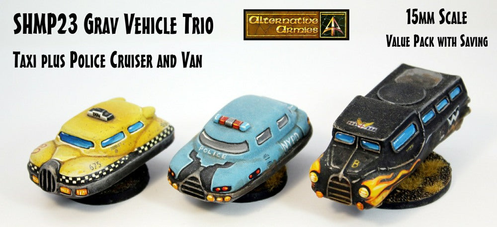 SHMP23 Grav Vehicle Trio - Value Pack saving 10%