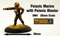SM4 Psionic Marine with Psionic blaster