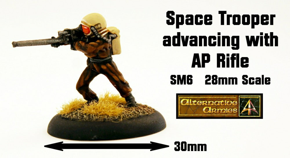 SM6 Space Trooper advancing with AP Rifle