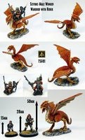 TSF01 Szithks Male Winged Warbird with Rider (Pack or Parts)