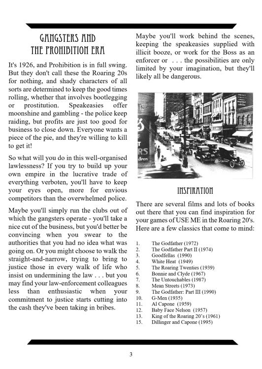 UM015 USEME Prohibition Gangsters