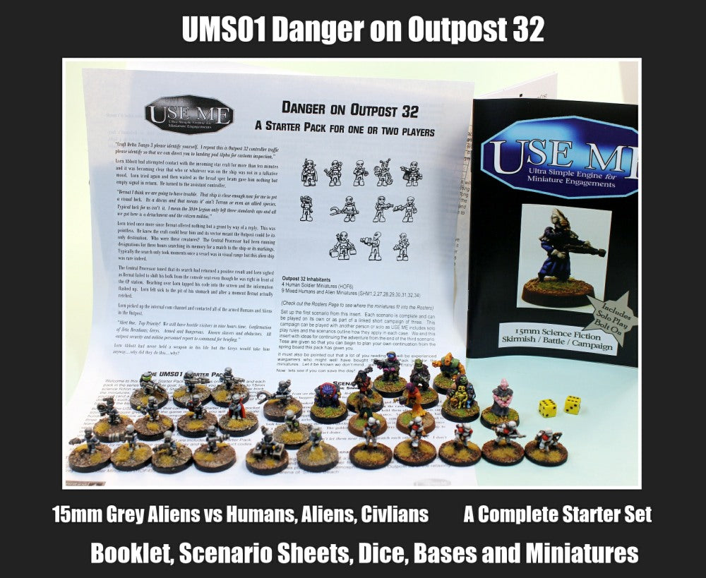 UMS01 Danger on Outpost 32 - Complete Starter Set (Save 5%)