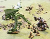 VNT33 The Wyvern Kildane - 200mm wingspan with free 28mm Human Knight!