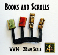 WW14 Scrolls and Books (Set of Four)
