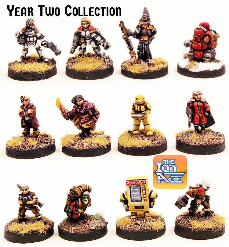 Year Two Collection - 12 Unique Miniatures (Set or Singles)
